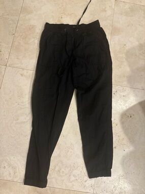 Black Men’s Jogger Pants - Casual Drawstring Waist